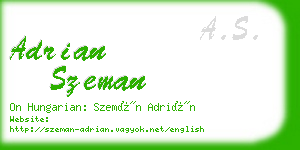 adrian szeman business card